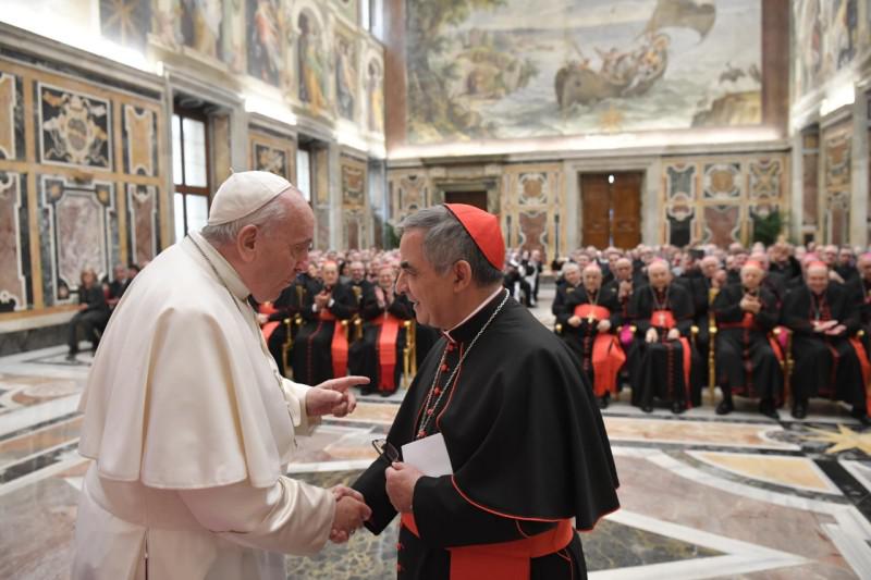 Ontmoeting met de leden van de Congregatie voor de Heiligverklaringen © Vatican Media