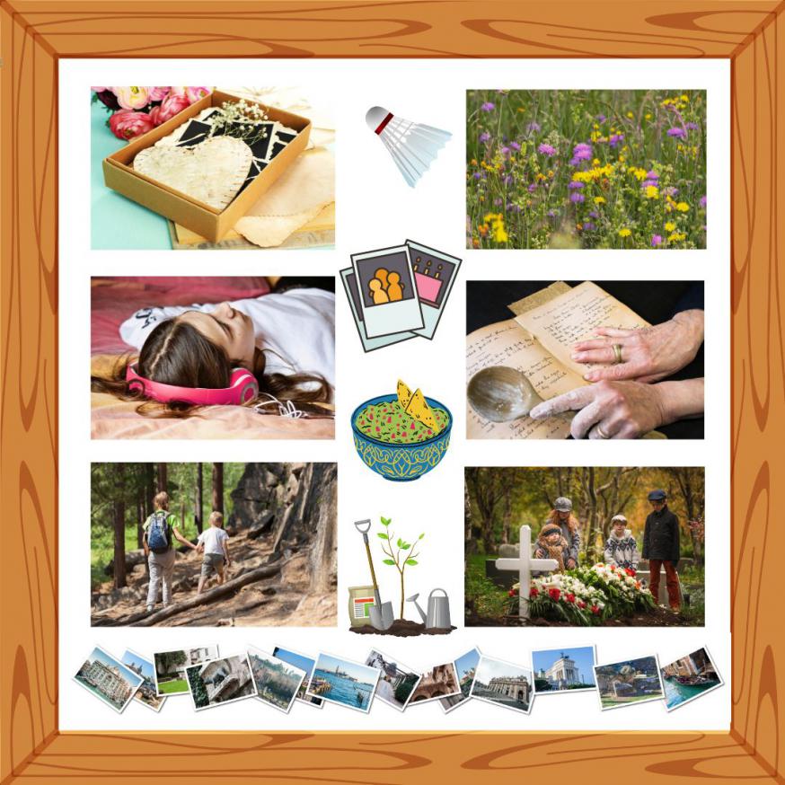 Grootouders dankbaar herinneren © IDGP, met foto's van Canva
