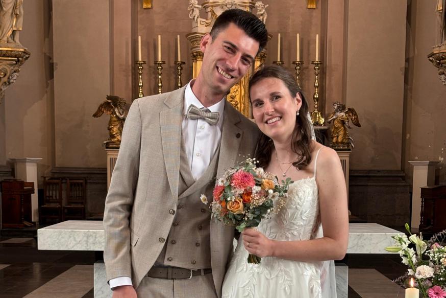 Justine Gregoir en Ruben Schelstraete - vrijdag 6 juni 2025 in de Sint-Christoffelkerk te Evergem  