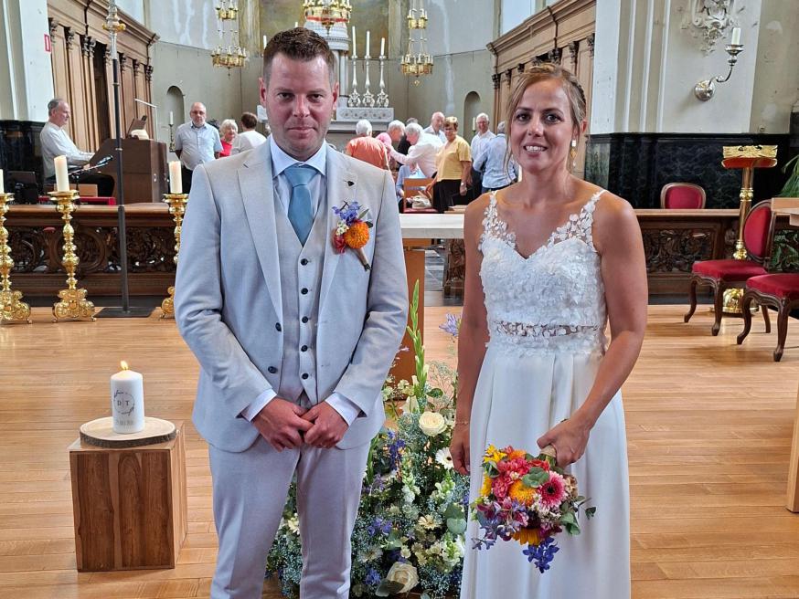 Zaterdag 25 juli 2026: Tessa De Storme en Dries De Wever in de kerk van Bassevelde 