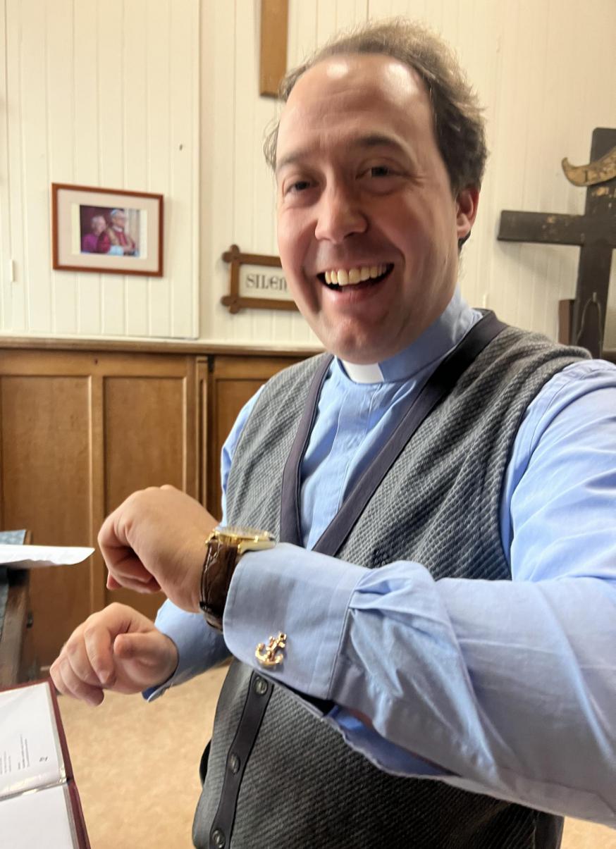 Anker als manchetknoop 