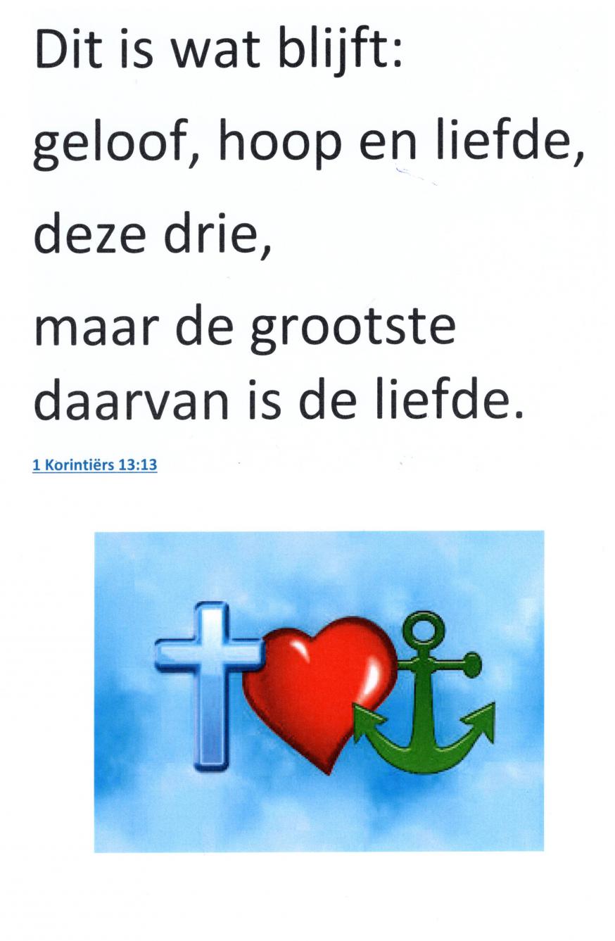 Bijbeltekst bij kunstwerk november 