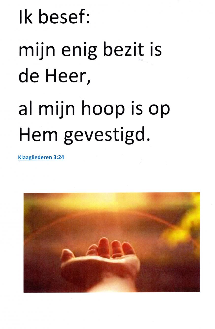 Bijbeltekst bij kunstwerk oktober 