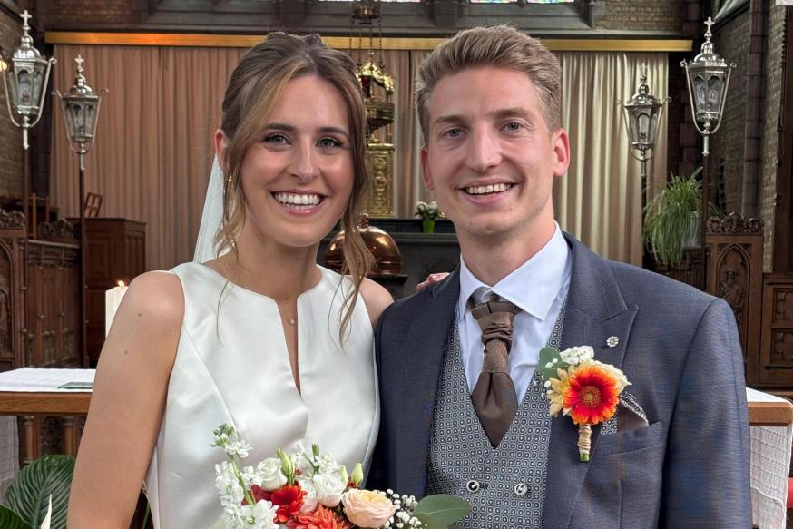 Jolien De Coninck en Jordy Neys - zaterdag 28 juni 2025 in de kerk van Balgerhoeke 