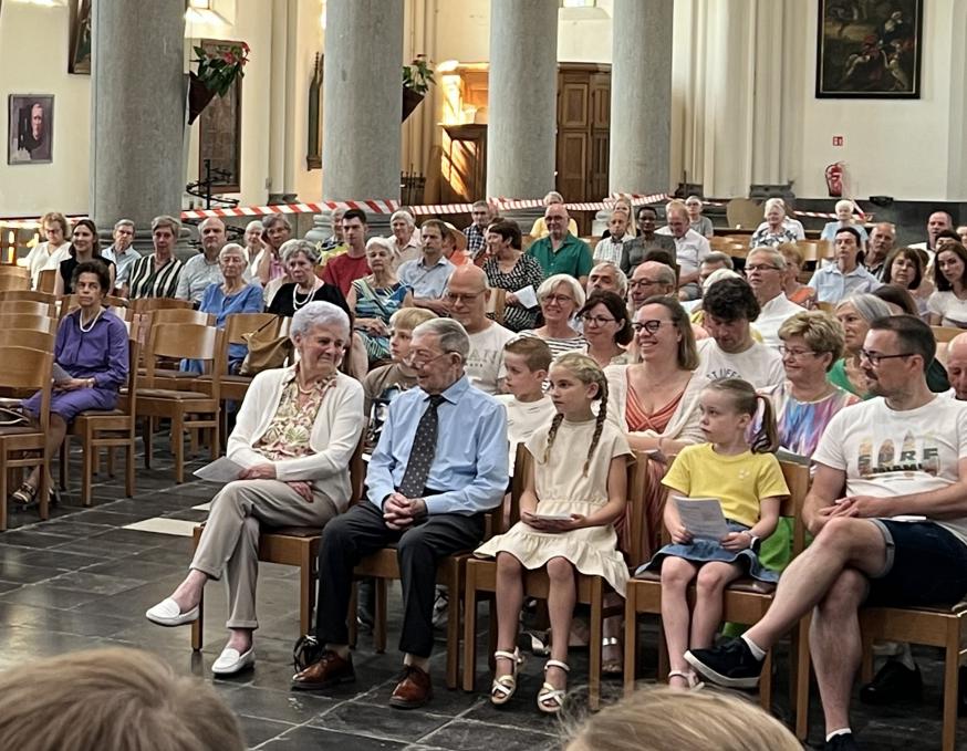 Jubilarissen en familie 