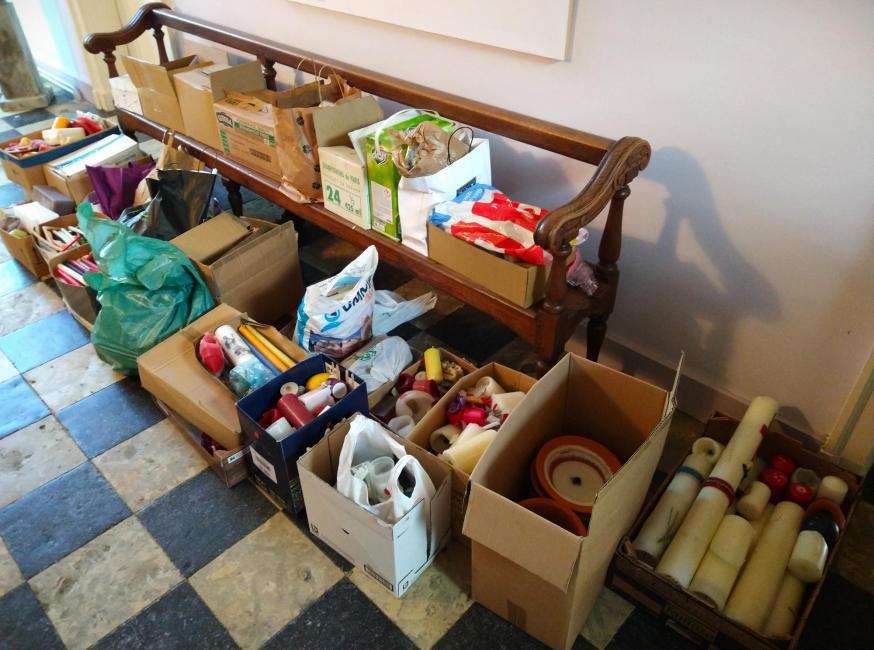 Kaarsenactie voor Oekraïne © Pastorale zone Leuven aan de Dijle