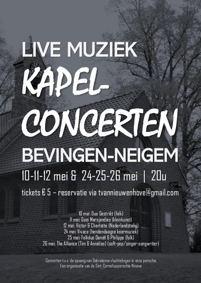 Live muziek - Kapelconcerten 2022 - Bevingen-Neigem © Tim Van Nieuwenhove