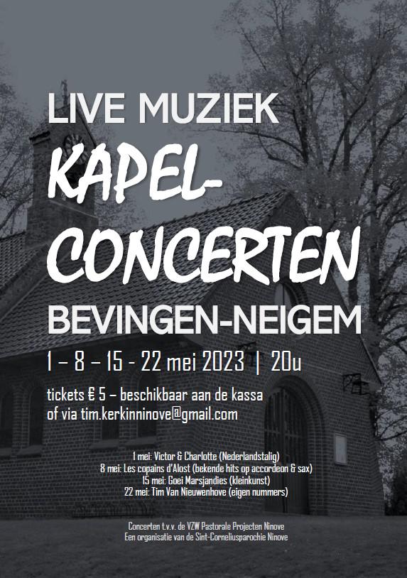 Kapelconcerten 2023 - Kapel van Bevingen © Tim Van Nieuwenhove