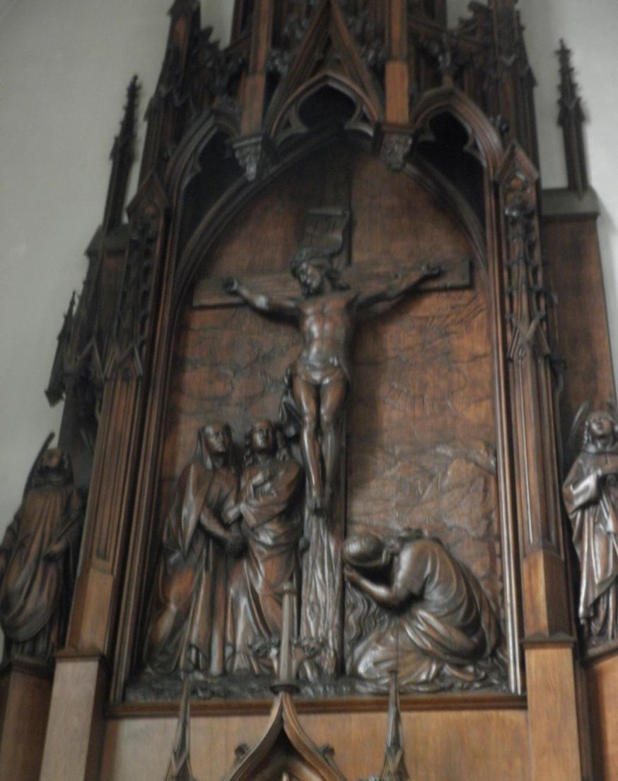 Kerk de Klinge: zijaltaar links 