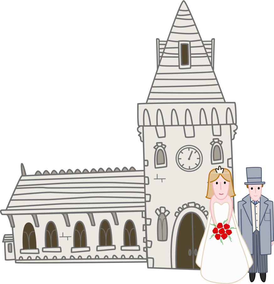 Trouwen voor de Kerk © Pixabay.com