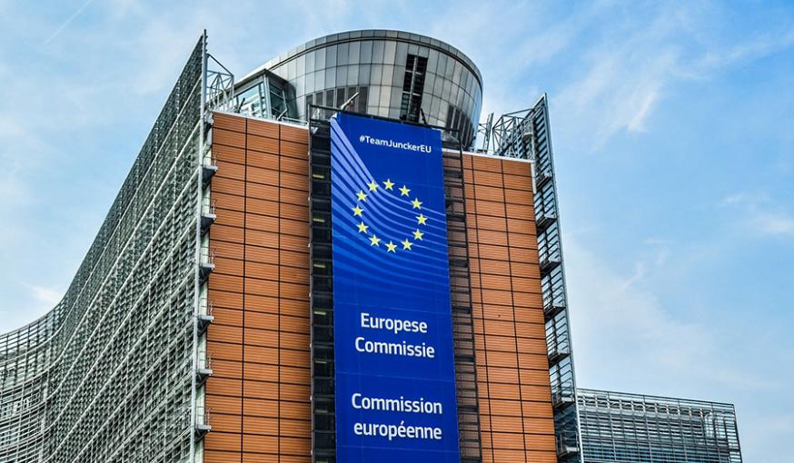 Het Berlaymontgebouw in Brussel, hoofdkantoor van de Europese Commissie 