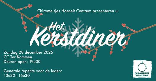 Het Kerstdiner © Chiromeisjes Hoeselt-centrum