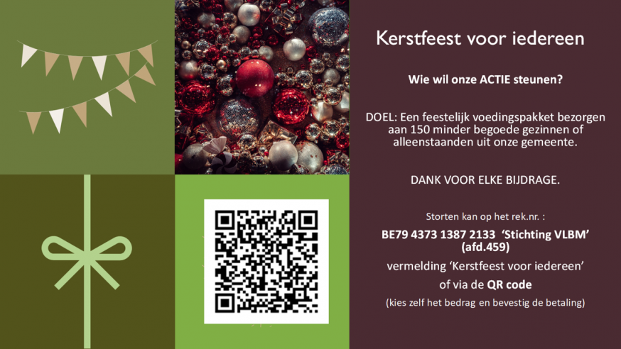 actie kerstfeest voor iedereen 