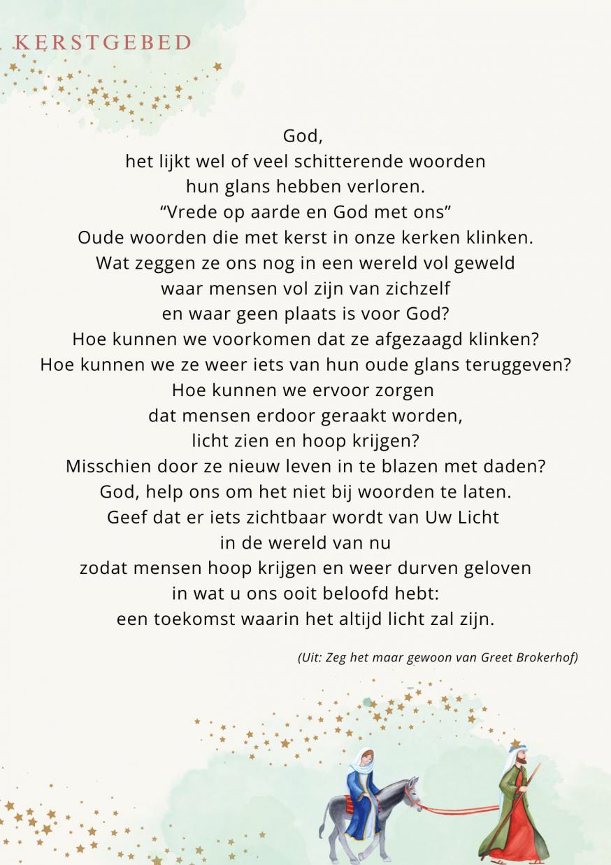 Kerstgebed - 1 