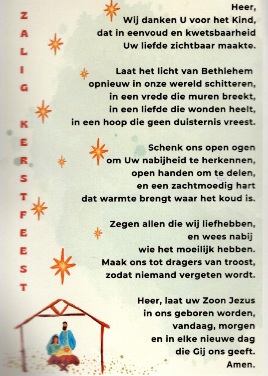 Kerstgebed - 5 