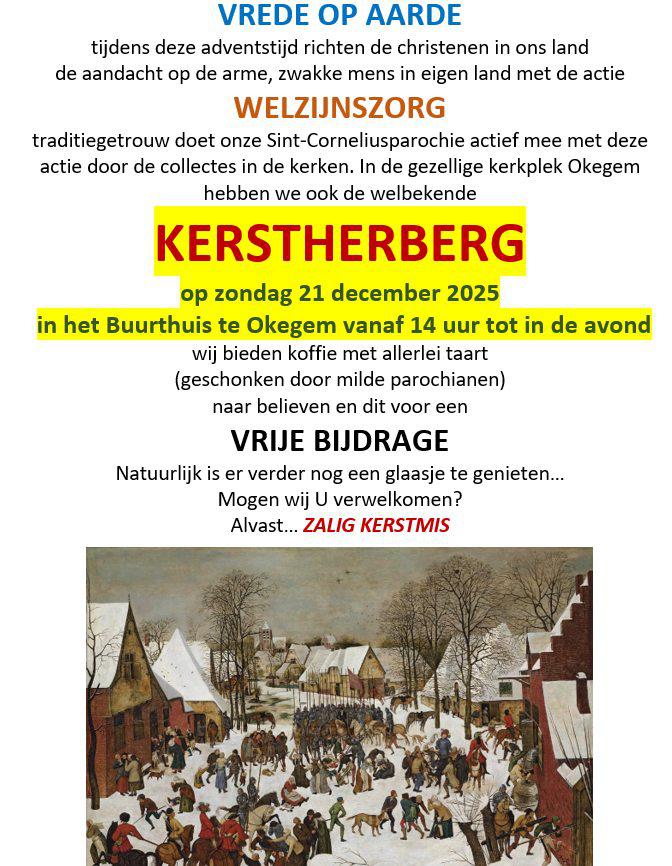 Kerstherberg 2025 in Okegem 