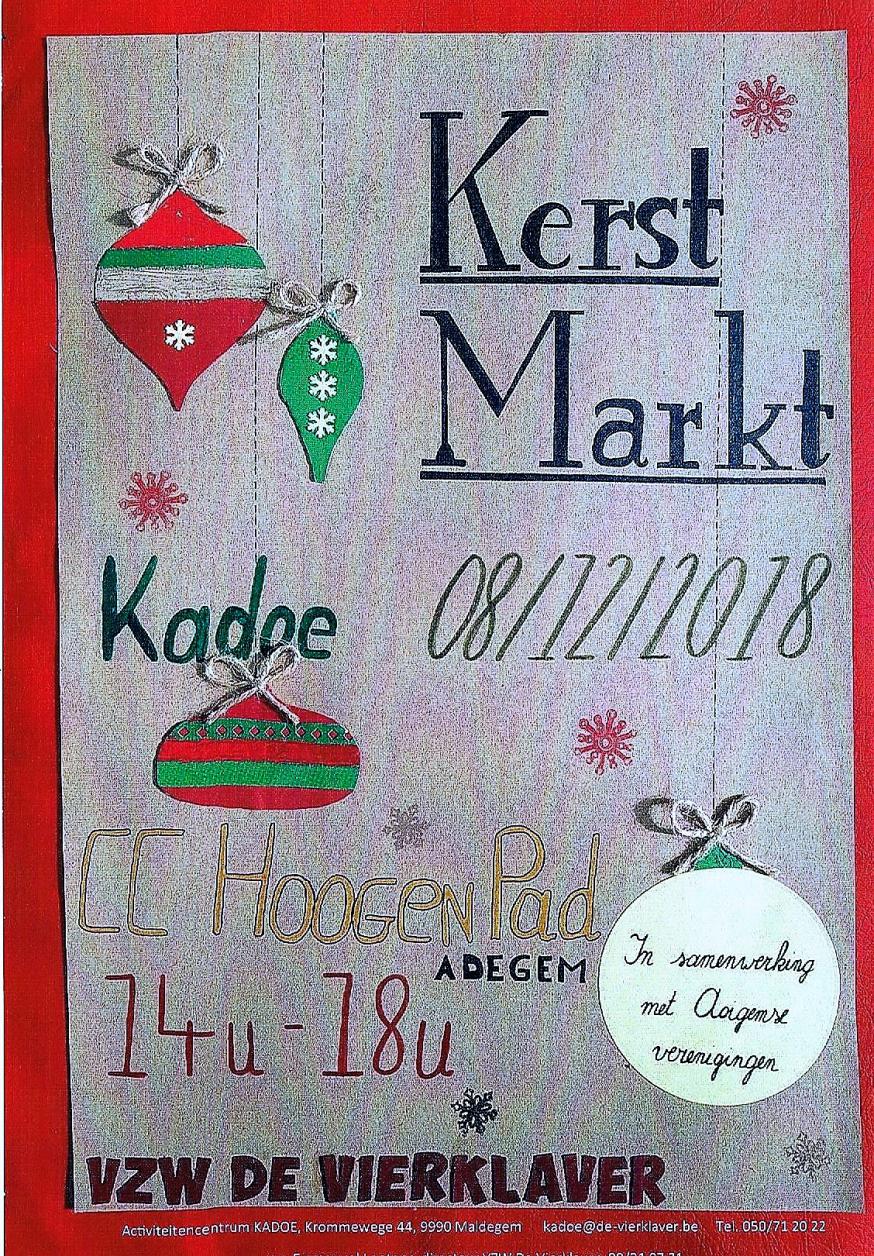 Kerstmarkt © De Vierklaver