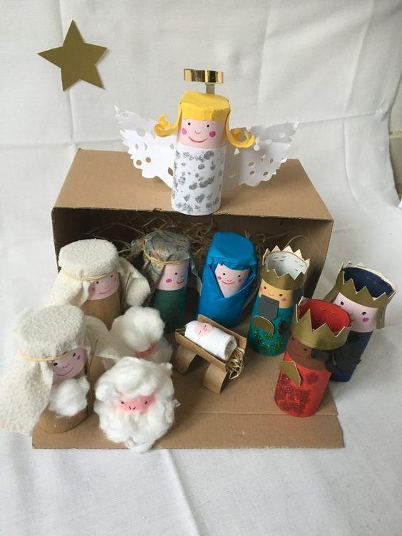 Een kerststal knutselen © www.mamaliefde.nl