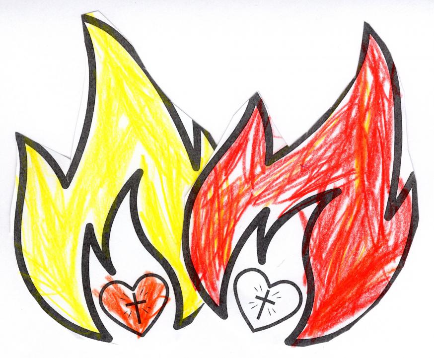 Kerstviering vlammen 