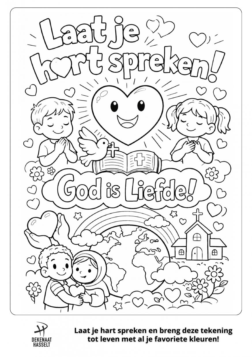 Kleurtekening voor lagere scholen © @DekenaatHasselt