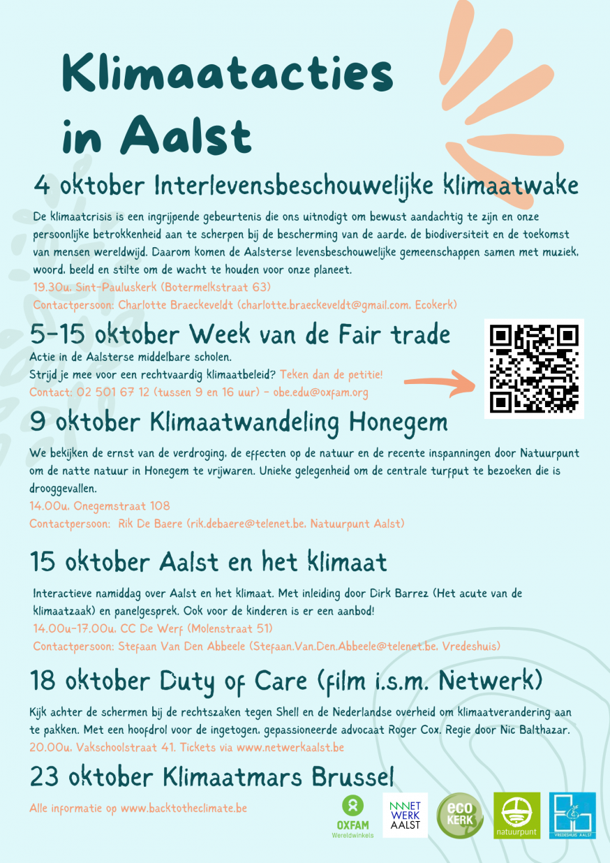 Klimaatacties in Aalst 
