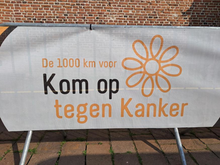Dit jaar lag Stekene op het parcours van de 1000 km voor Kom op tegen kanker. 