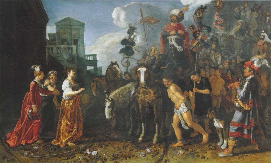 Pieter Lastman, Jefta en zijn dochter, 17de eeuw. © Museum Briner und Kern, Winterthur