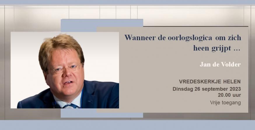 Lezing Jan De Volder 