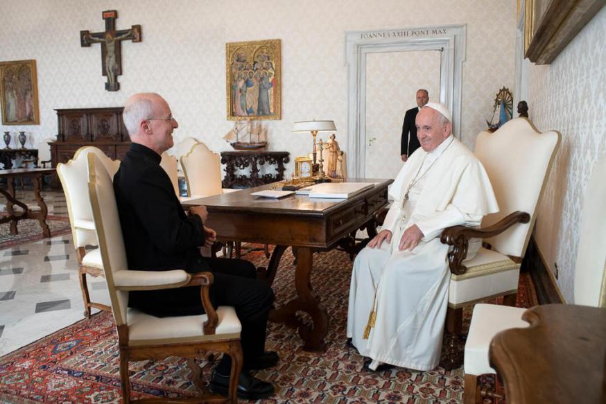 James Martin sj. bij paus Franciscus © James Martin James Martin sj. bij paus Franciscus © James Martin