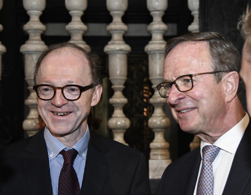 Benoit Loore (l) en Guy Van Wassenhove (r): fonds Baillet Latour © Bisdom Gent, foto: Maîtrise