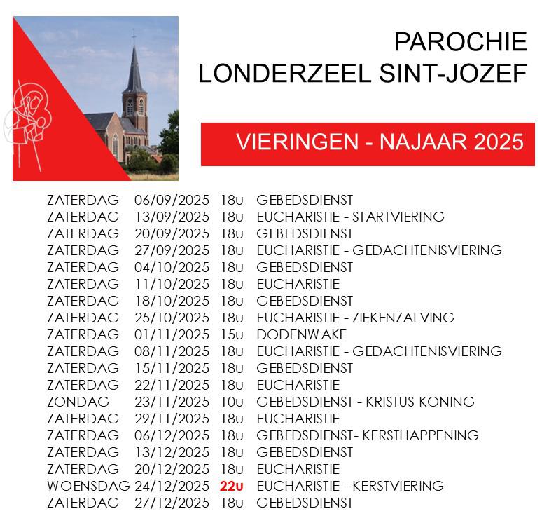 Vieringen najaar 2025 