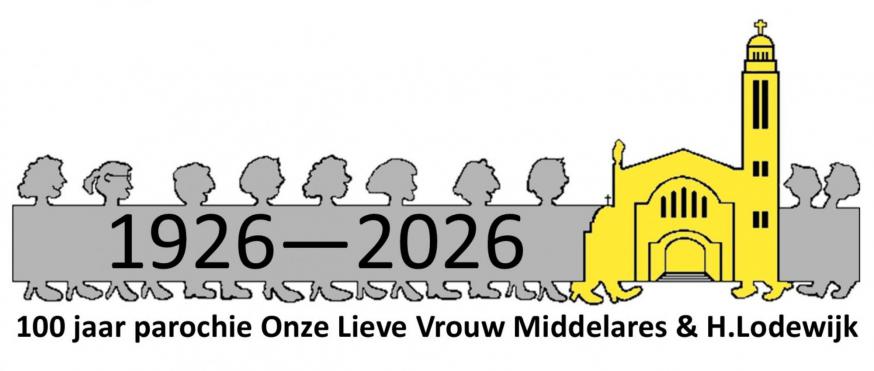 logo feest 100 jaar parochie en 90 jaar kerk © Greet Zwysen
