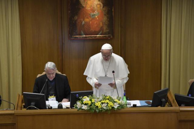 Opening van de topbijeenkomst over misbruik en kinderbescherming in Rome © Vatican Media
