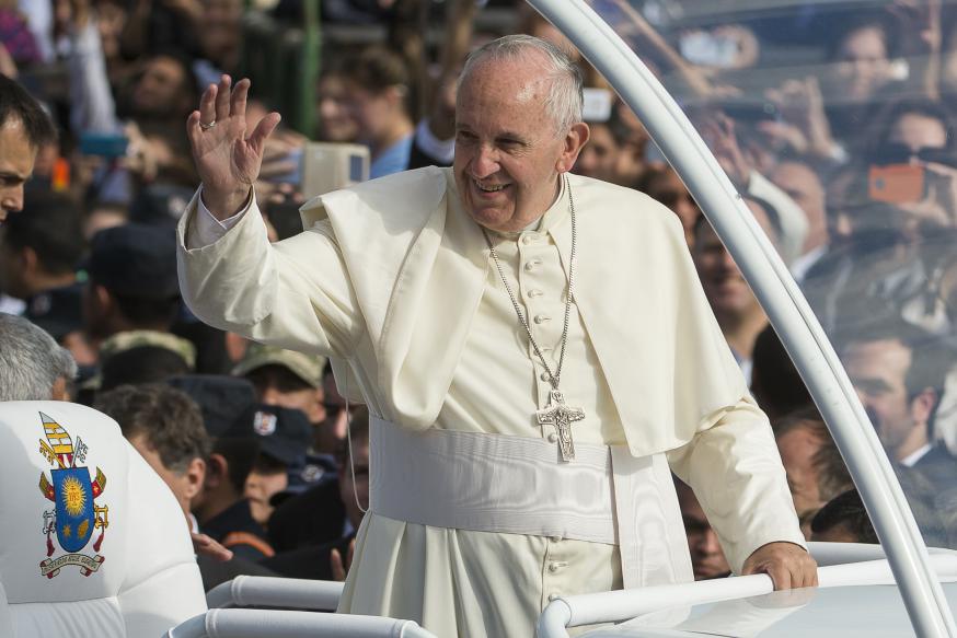 Paus Franciscus © Persdienst pausbezoek Mexico