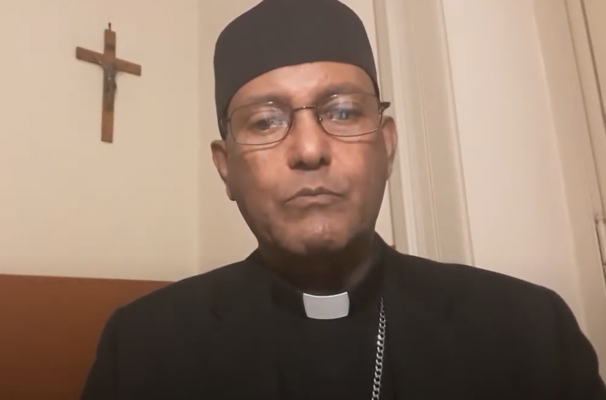 De katholieke bisschop van Adigrat, mgr. Tesfaselassie Medhin © CIDSE
