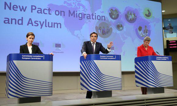 Voorstelling van het migratiepact © Comece/EP