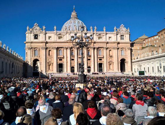 Een vorige ministrantenbedevaart in Rome © Vatican Media