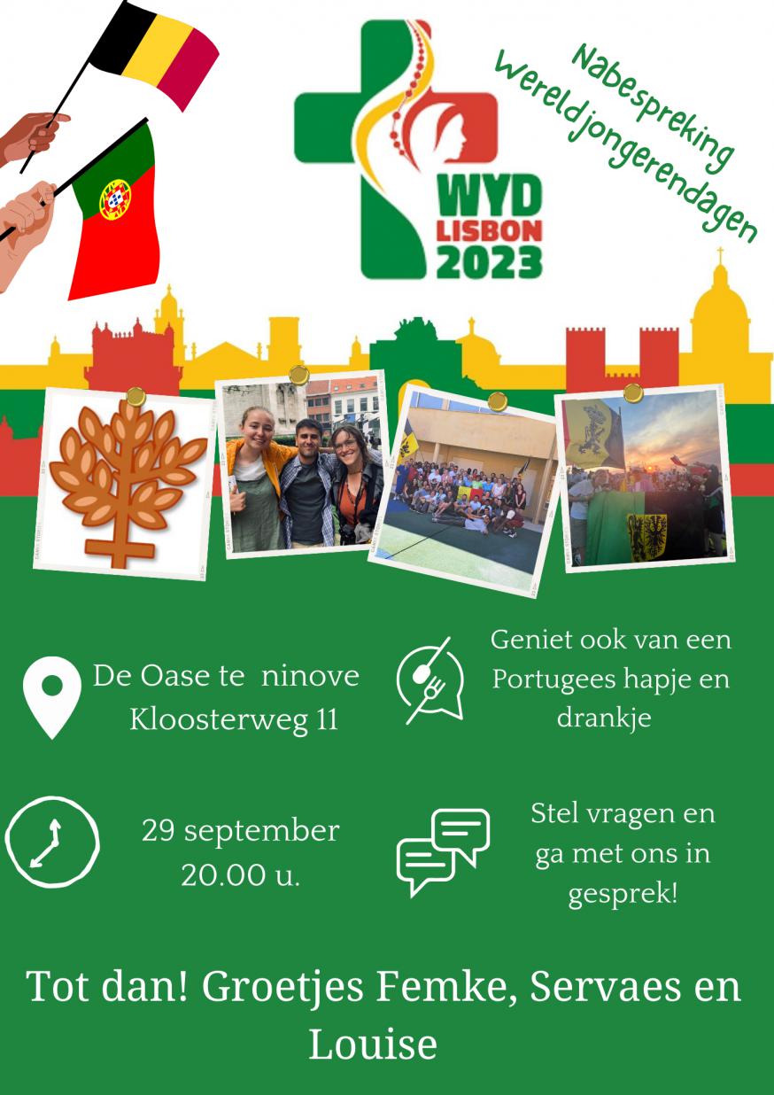 Nakaarten over de Wereldjongerendagen 2023 © Alexander Vandaele
