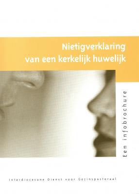 Cover van brochure over de nietigverklaring van een kerkelijk huwelijk © IDGP vzw 