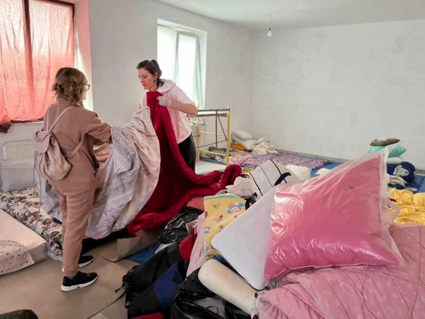 Onderdak voor vluchtelingen uit Oekraïne © Caritas International Onderdak voor vluchtelingen uit Oekraïne © Caritas International