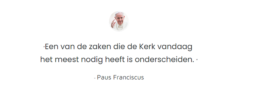 Een van de zaken die de Kerk vandaag het meest nodig heeft is onderscheiden - Paus Franciscus © Foto CC Mazurcatholicnews.org.uk 