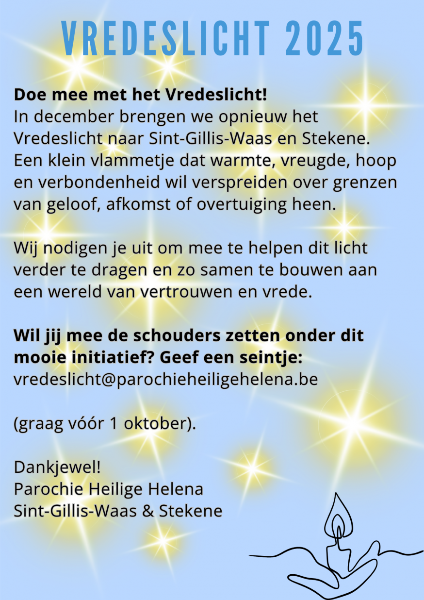 Vredeslicht 2025 