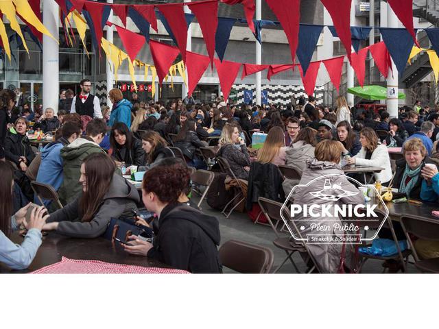 Vrijdag heeft de derde editie plaats van de wereldpicknick in solidariteit met het zuiden. © Picknick Plein Public