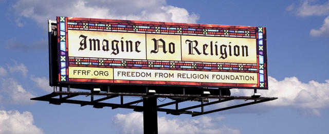 Atheïstisch billboard in de VS. Foto: Marty Stone/Flickr.com