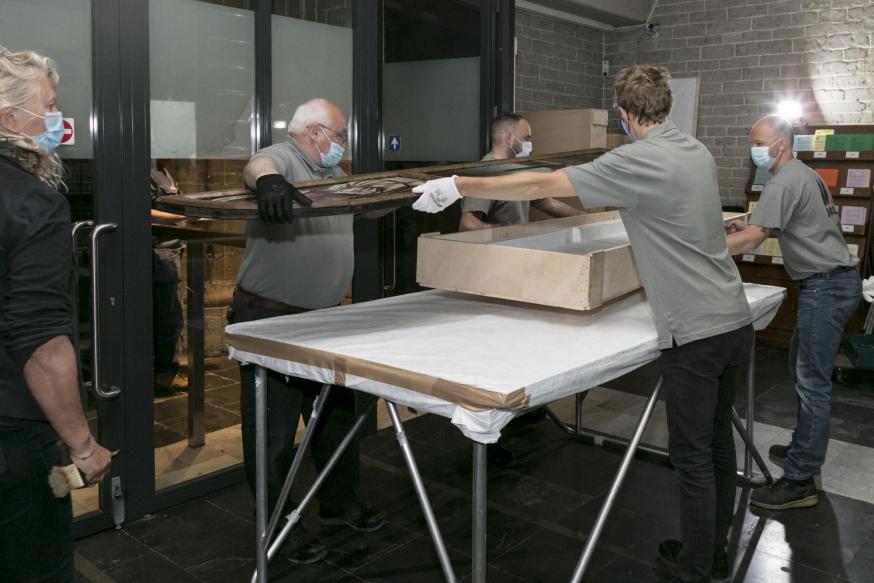 Terugkeer van de buitenluiken, 26 mei 2020 © KIK-IRPA, Katrien Van Acker Terugkeer van de buitenluiken, 26 mei 2020 © KIK-IRPA, Katrien Van Acker