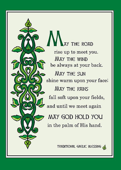 A typical Irish Blessing 