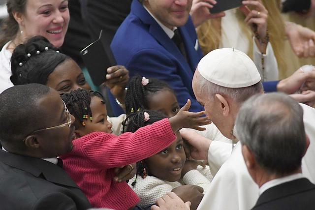 Audiëntie met paus Franciscus © SIR