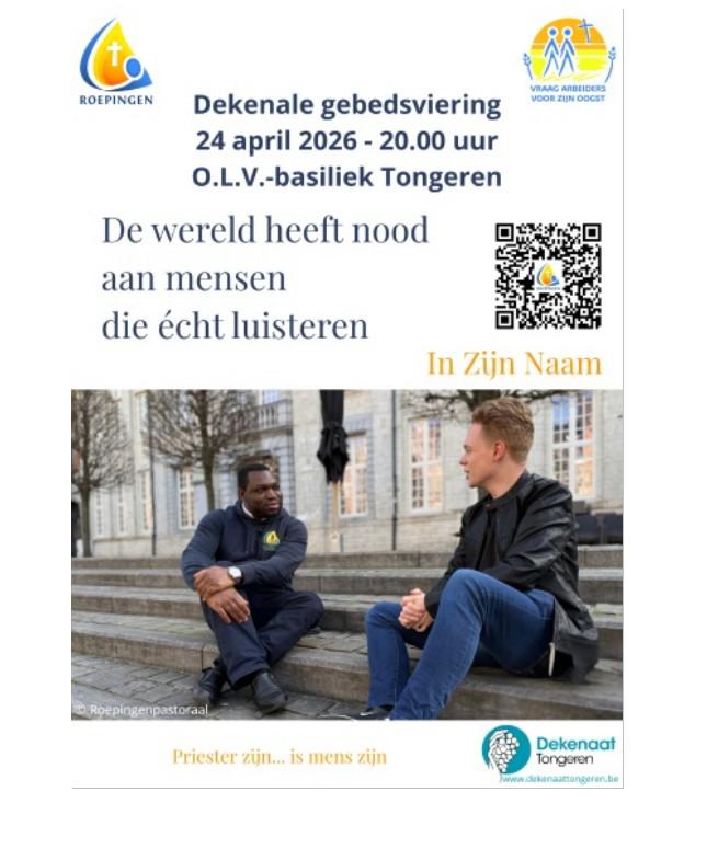 gebedsviering roepingen © dekenaat Tongeren