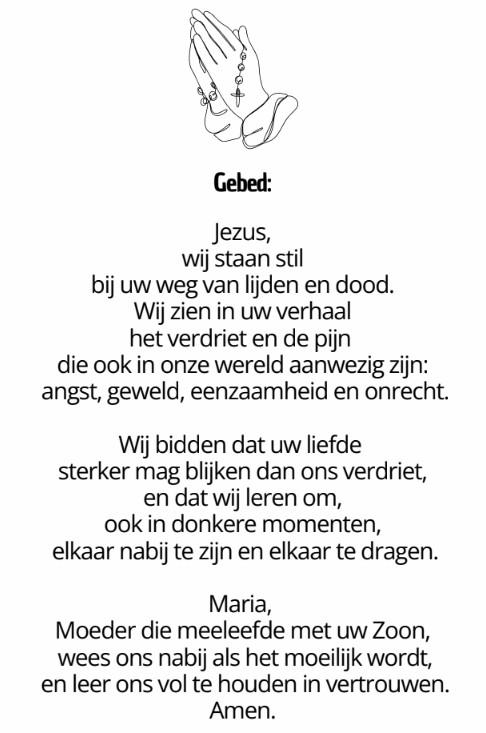 Gebed droeve mysteries 