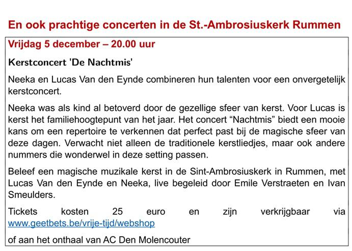 Kerstmis in onze pastorale zone © pastorale zone Zoutleeuw-Geetbets